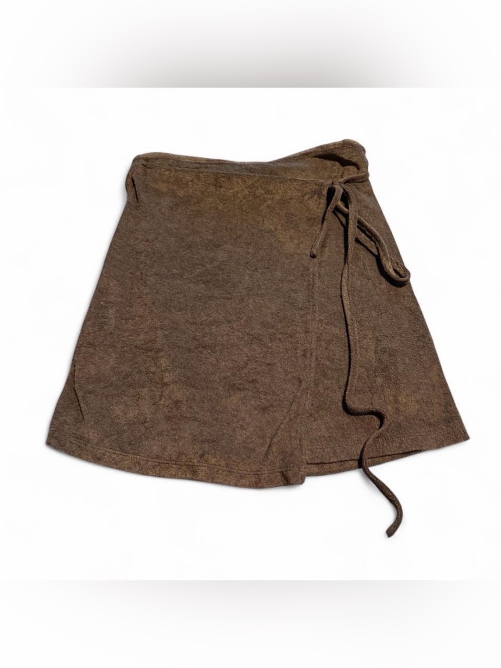 Princess Polly Brown Wrap Mini Skirt
